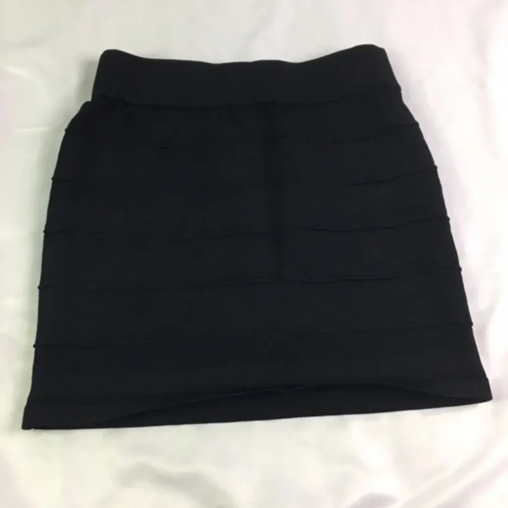 Say What Mini Skirt Black Medium Juniors